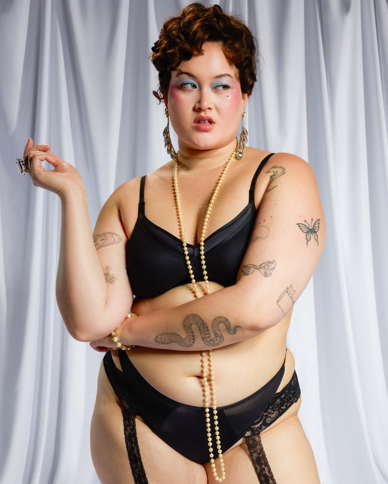Glow Satin Cheeky Sheer Radiance Panties