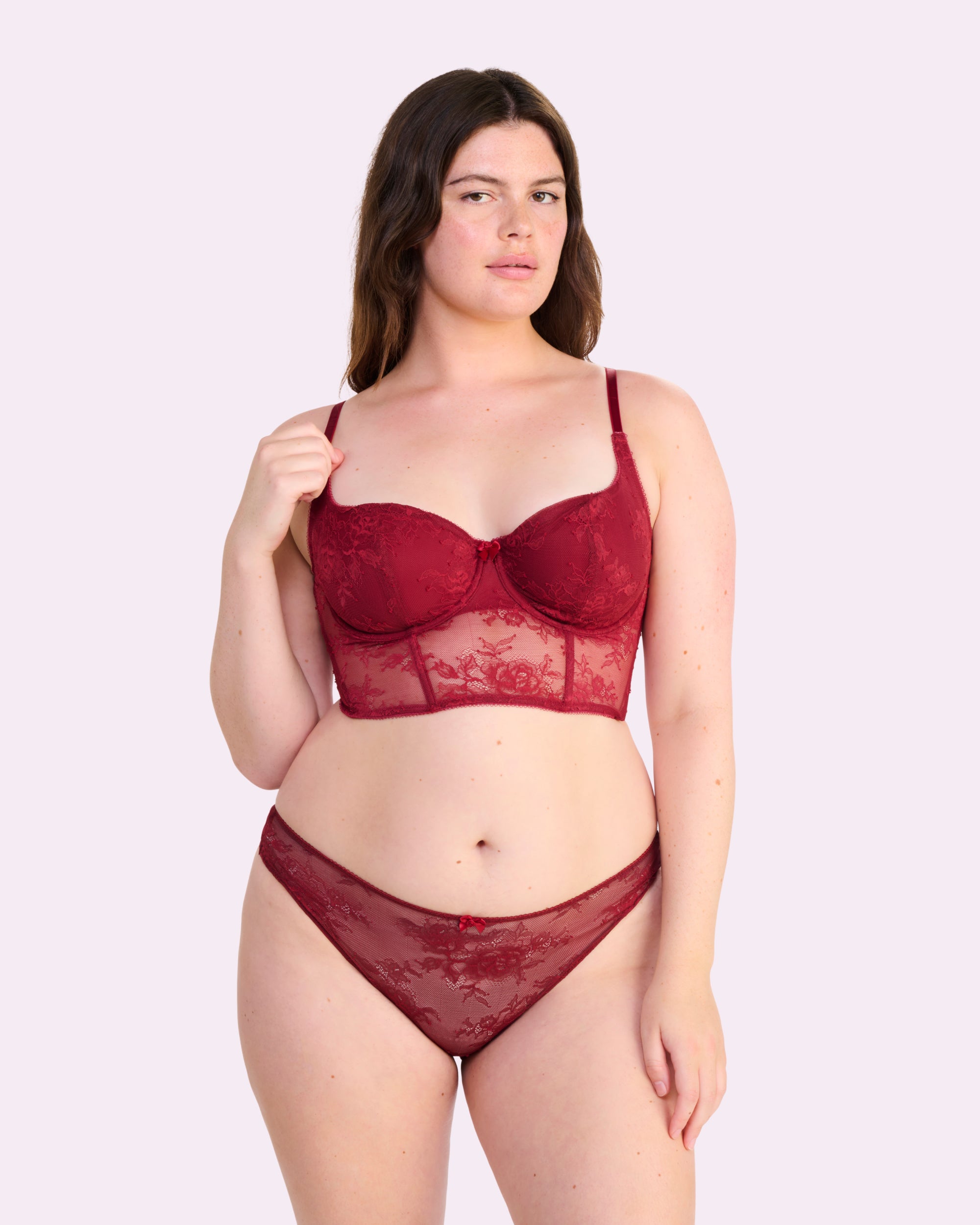 Vampire Kiss Lace Cheeky Underwear