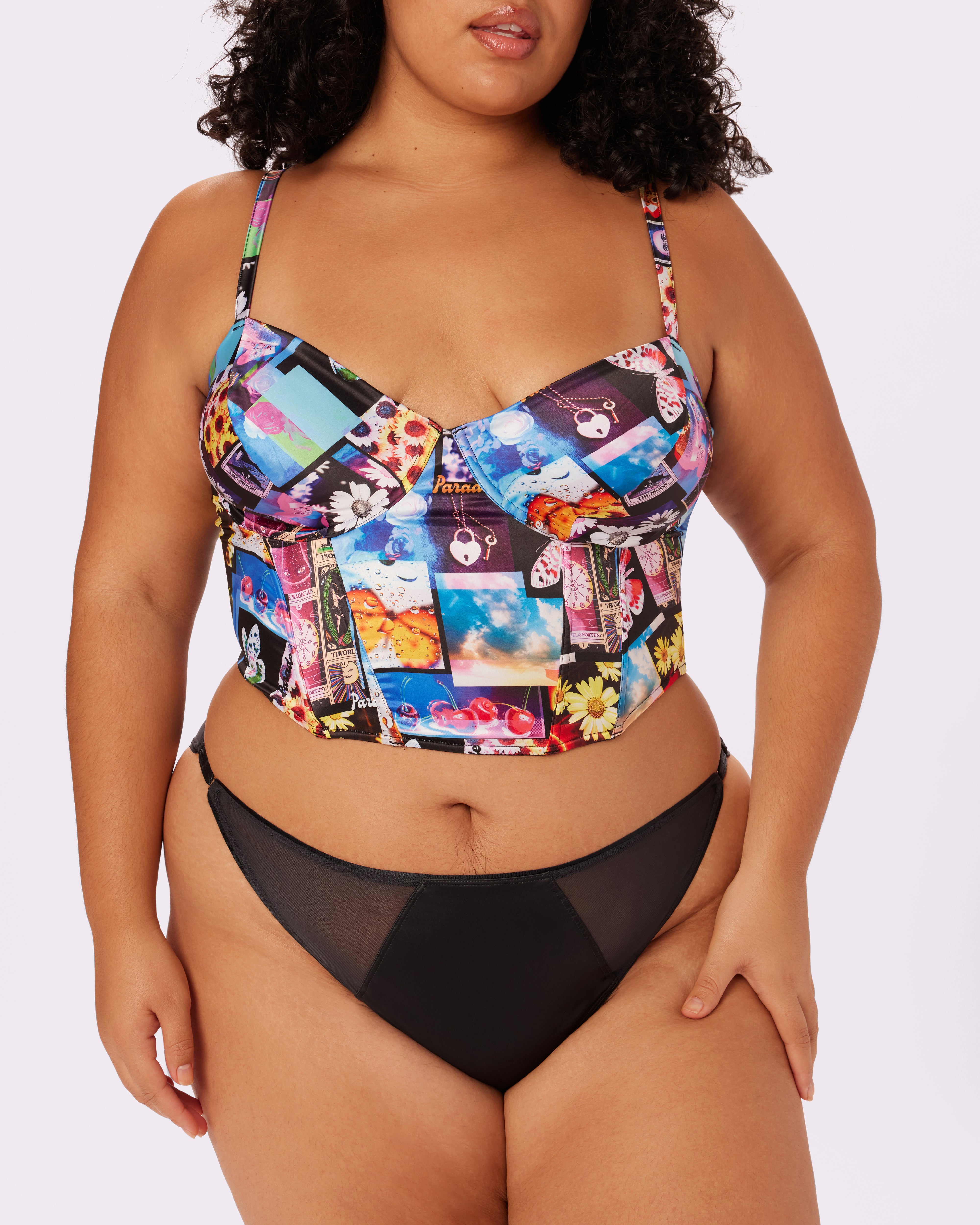 Afterglow Lace-up Corset in Glow Satin