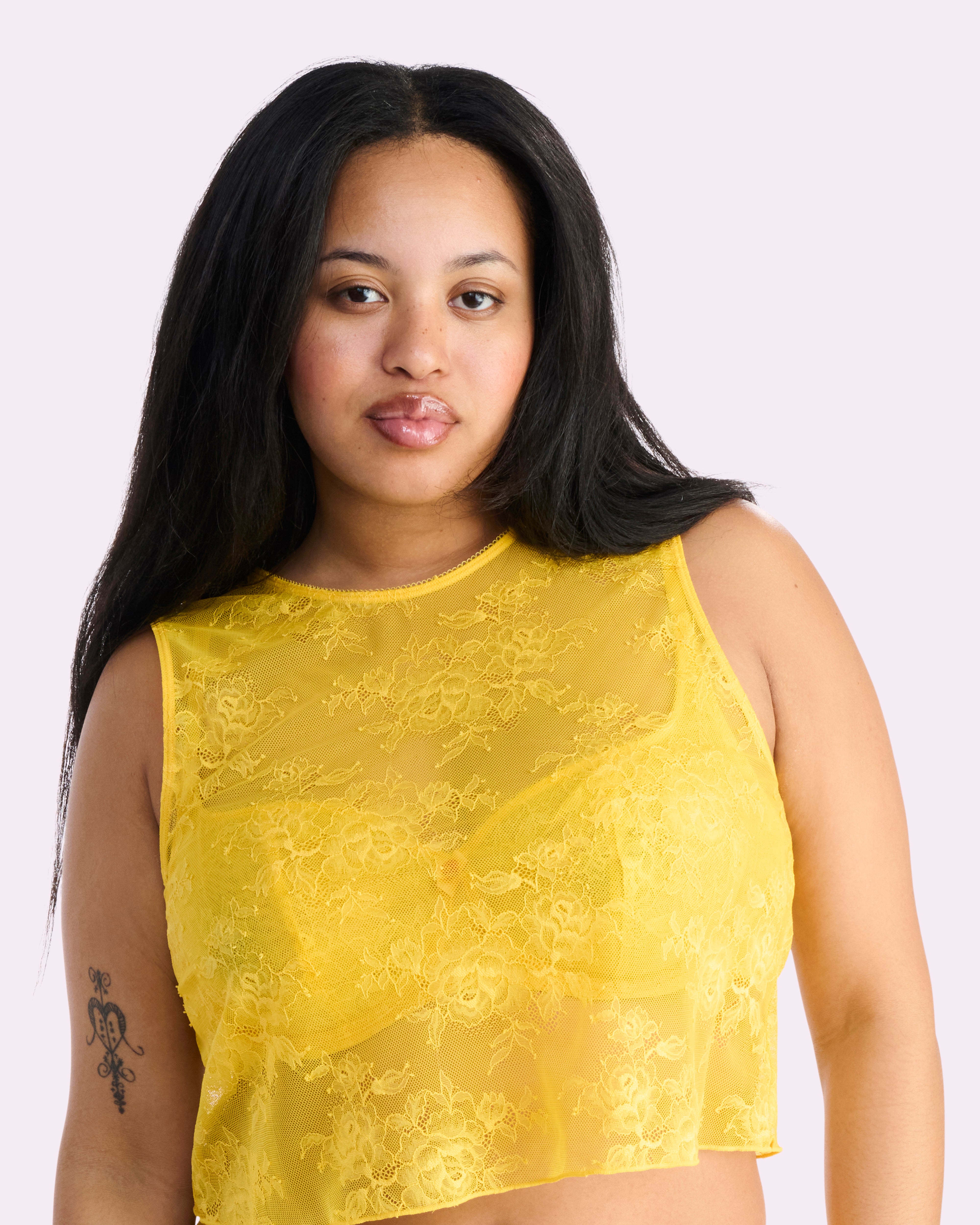 Daffodil Lace Tank Top for Women