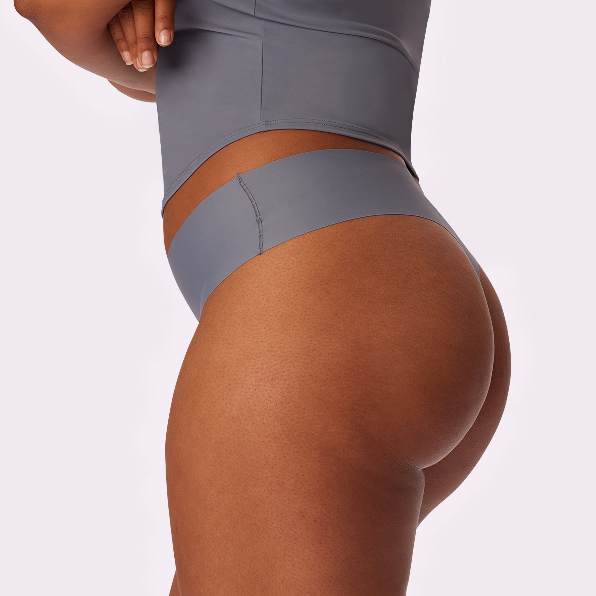Seamless High-Rise Thong for All-Day Comfort