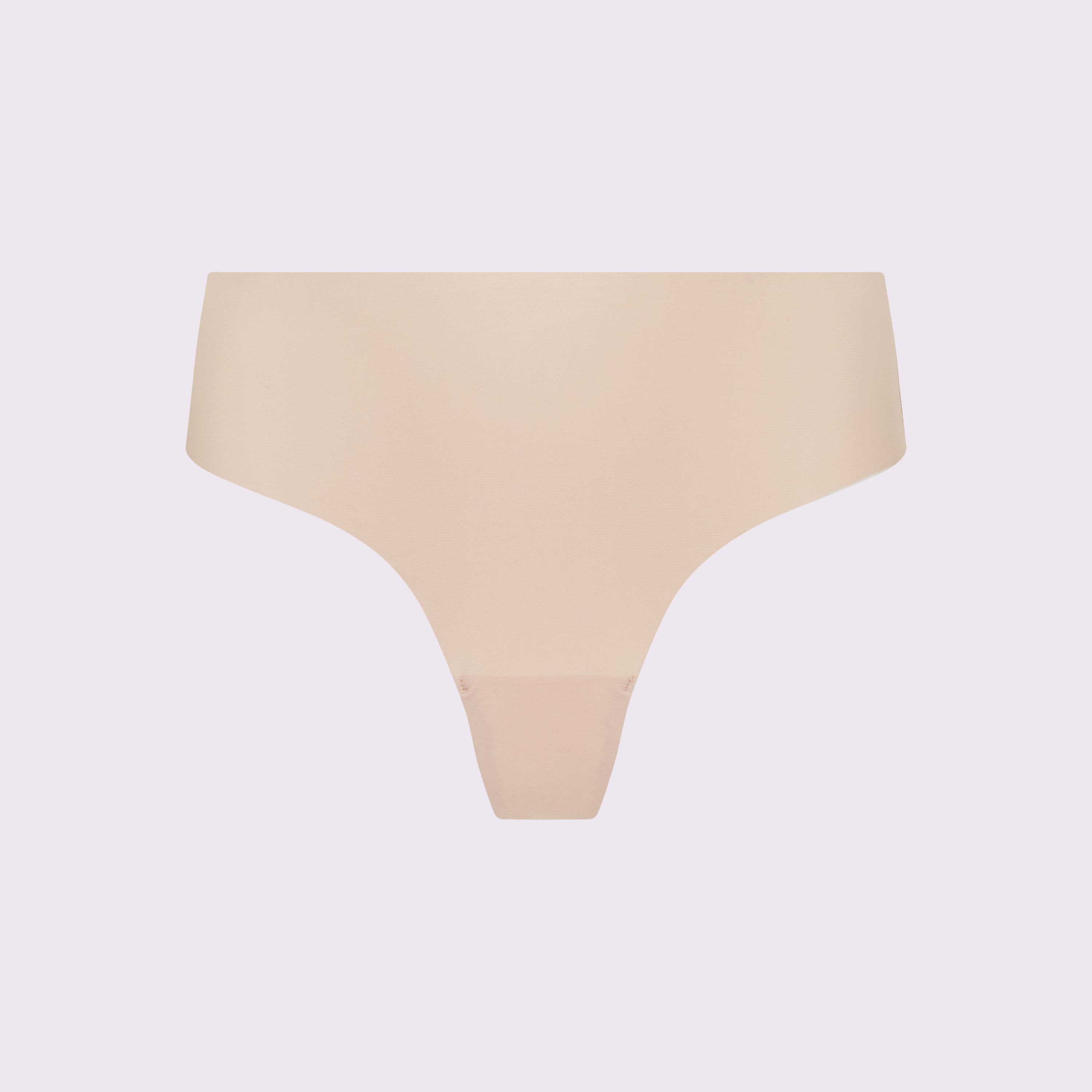 Seamless High-Rise Thong in Peach Whip